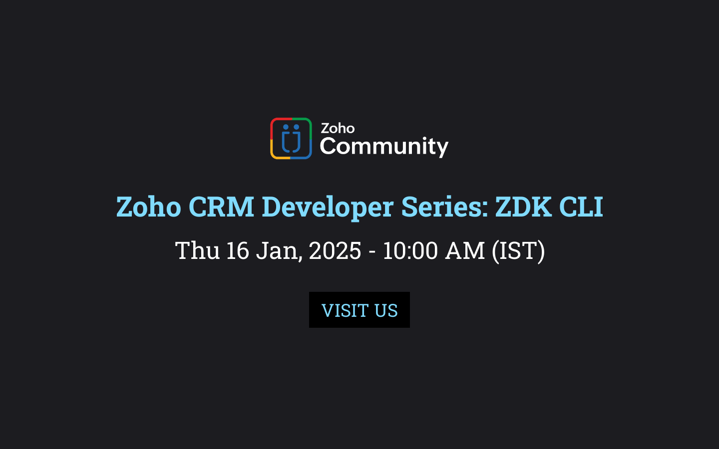 Zoho CRM Developer Series: ZDK CLI